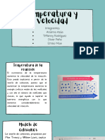 Temperatura y Velocidad - Mecanismo de R.