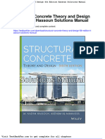 Structural Concrete Theory and Design 6th Edition Hassoun Solutions Manual