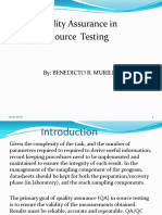 5 Quality Assurance in Source Testing - Benedicto Murillo