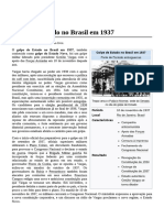 Golpe de Estado No Brasil em 1937
