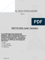 NEET PG 2023 PSYCHIATRY Atf
