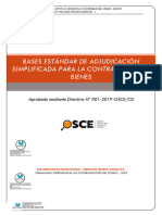 Bases Estándar de Adjudicación Simplificada para La Contratación de Bienes