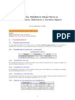 GUIA TEORICO PRACTICO 3 Cuantificadores Inferencia Circuitos Logicos UNSA