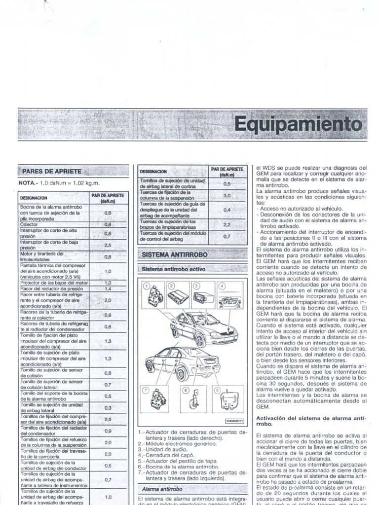Manual Taller Ford 2001 Parte1 | PDF
