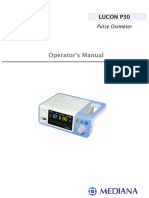LUCON P30. Pulse Oximeter. Operator S Manual