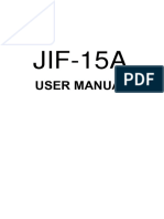 JIF-15A User Manual