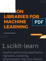 Python Libraries Used in Machine Learning
