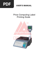 TM-A Barcode Printing Scale Manual | PDF | Barcode | Business