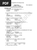 Class 10-Mock Test 4