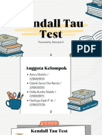 Kendall Tau Test