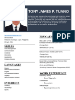 Tuano TJ. Resume