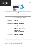 B7AF102 Financial Accounting May 2023