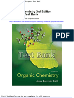 Organic Chemistry 3rd Edition Gorzynski Test Bank