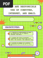 Safe and Responsible Use of Computer, Internet, and Email