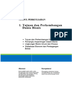 Modul 1 Tujuan Dan Perkembangan Dunia Bisnis