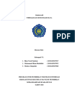 Normalisasi Sistem Basis Data - Kel VI