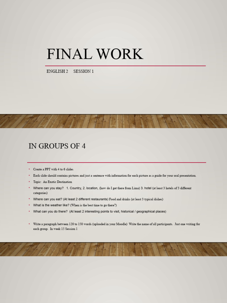 Final work E2 (1) | PDF