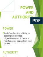 Power and Authority