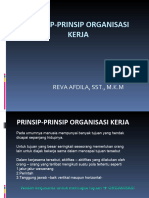 Prinsip Prinsip Organisasi Kerja