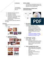 Streptococcus Mutans-In Enamel - Lactobacillus Acidophilus - in Dentin - Actinomyces Viscosus - in Roots