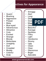 Strong Adjectives PDF