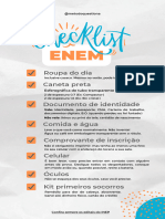 Checklist ENEM