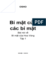 Bí Mật Của Những Bí Mật - Tập 1_ Bài Nói Về Bí Mật Của Hoa Vàng (Osho)