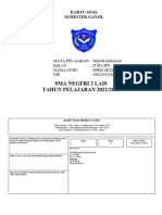 KARTU SOAL PAS GENAP Sejarah KELAS X TP 2022-2023