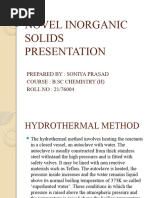 Continuous Hydrothermal Synthesis of Inorganic NanoParticles