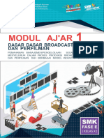 (RPP) Modul Ajar 1 Dasar Dasar Broadcasting Dan Perfilman