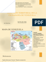 Dimensión Territorial de La Soberanía de Venezuela