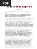 A Educação Espírita