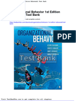 Organizational Behavior 1st Edition Nahavandi Test Bank