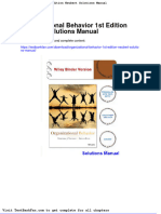 Organizational Behavior 1st Edition Neubert Solutions Manual