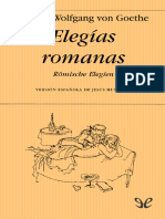 Elegías Romanas - Johann Wolfgang Von Goethe
