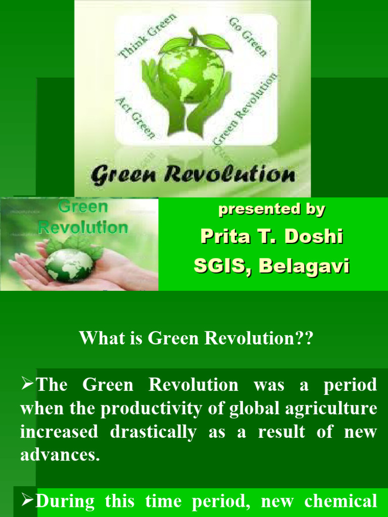 Green Revolution PDF