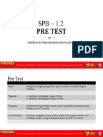 SPB 1.2. Pre Test