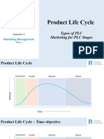 MKTG MGMT - Sem 2 - Lec 2 - Product Life Cycle