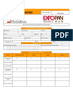 Formato de Inscripcion Copa Food Service de Panaderia 2023