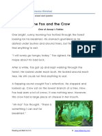 Grade 3 Story The Fox and The Crow