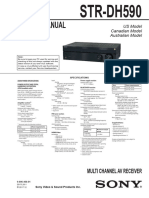 Sony Str-dh590 Ver.1.0 SM