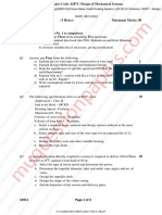 Be - Mechanical Engineering - Semester 7 - 2022 - December - Design of Mechanical System Rev 2019 C' Scheme