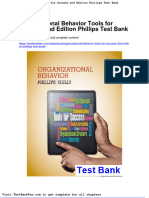 Organizational Behavior Tools For Success 2nd Edition Phillips Test Bank