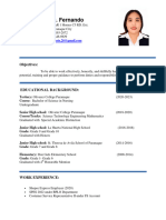 Curriculum Vitae FERNANDO