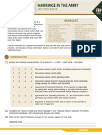 Army Marriage Soldier Checklist 2