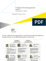 The EY Model Risk Management Framework Client Discussion Deck