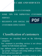 Customer Care and Services Part II
