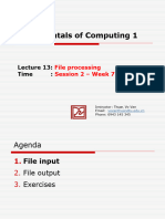 CMU-CS 303 - Fundamentals of Computing 1 - 2020S - Lecture Slides - 7-2