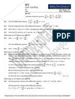 ATS 9 Differential Equations