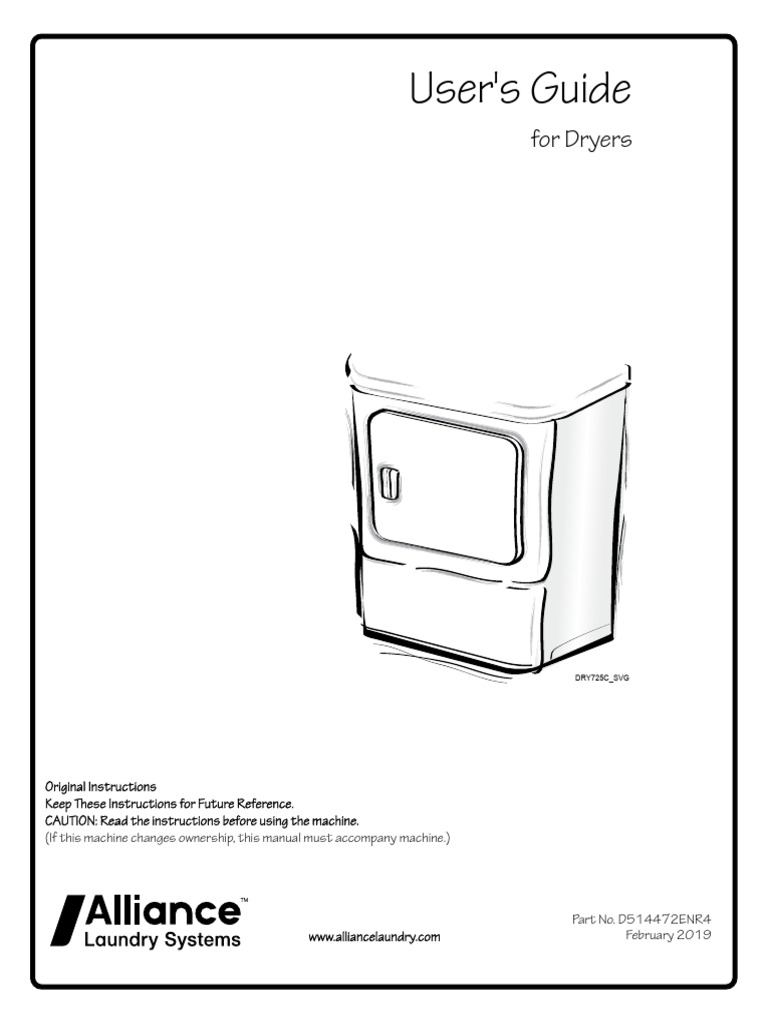 Ldee5bgs153tw01 | PDF | Clothes Dryer | Secondary Sector Of The Economy